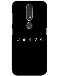 Чохол для Nokia 4.2 з картинкою «Крапки віри J.E.S.U.S.»