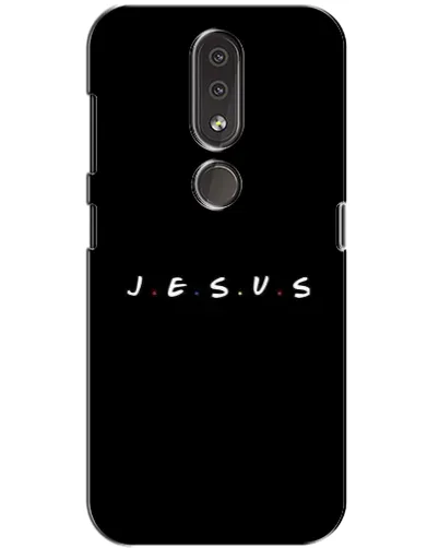 Чохол для Nokia 4.2 з картинкою «Крапки віри J.E.S.U.S.»