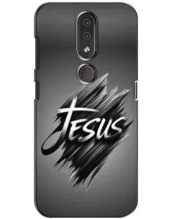Чохол для Nokia 4.2 з картинкою «Напис Jesus Graffiti»