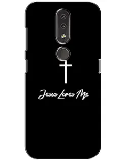 Чохол для Nokia 4.2 з картинкою «Ісус любить тебе»