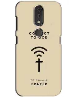 Чехол для Nokia 4.2 с картинкой «Молитва Connect»