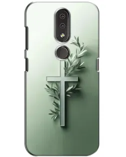 Чехол для Nokia 4.2 с картинкой «Оливковая ветвь»