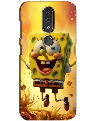 Чохол для Nokia 4.2 з картинкою «Губка Боб стрибає»