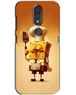 Чохол для Nokia 4.2 з картинкою «Губка Боб кухар»