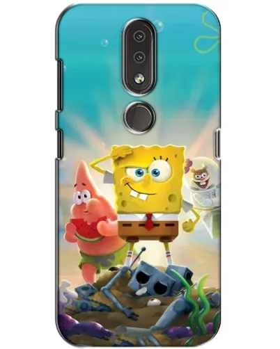 Чохол для Nokia 4.2 з картинкою «Спанч Боб переможець»