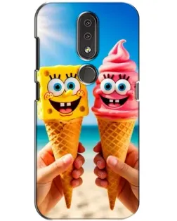 Чохол для Nokia 4.2 з картинкою «Спанч Боб морозиво»