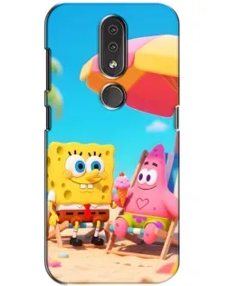 Чехол для Nokia 4.2 с картинкой «Отдых на пляже»