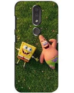 Чехол для Nokia 4.2 с картинкой «Друзья на лужайке»