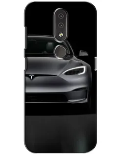 Чохол для Nokia 4.2 з картинкою «Tesla Model S Look» Чохол для Nokia 4.2 з картинкою «Tesla Model S Look»