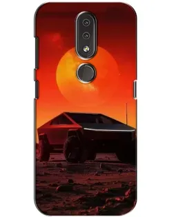 Чохол для Nokia 4.2 з картинкою «Cybertruck на Марсі»