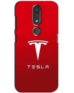 Чохол для Nokia 4.2 з картинкою «Tesla Red Classic»