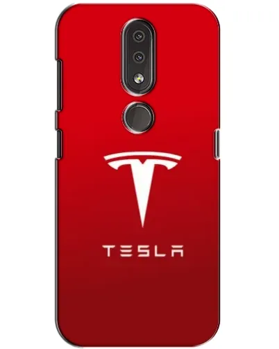 Чохол для Nokia 4.2 з картинкою «Tesla Red Classic»