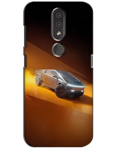 Чохол для Nokia 4.2 з картинкою «Cybertruck у пустелі»