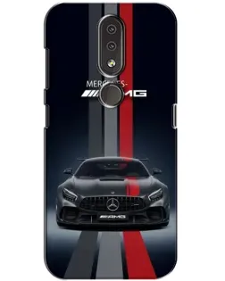 Чохол для Nokia 4.2 з картинкою «Mercedes — білий карбон» Чохол для Nokia 4.2 з картинкою «Mercedes — білий карбон»