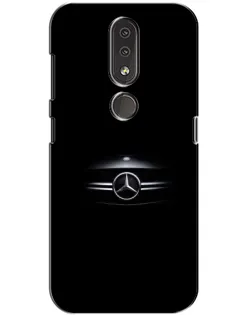 Чохол для Nokia 4.2 з картинкою «Mercedes — абстрактні лінії»