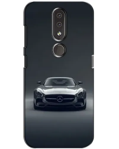 Чохол для Nokia 4.2 з картинкою «Mercedes на чорному»