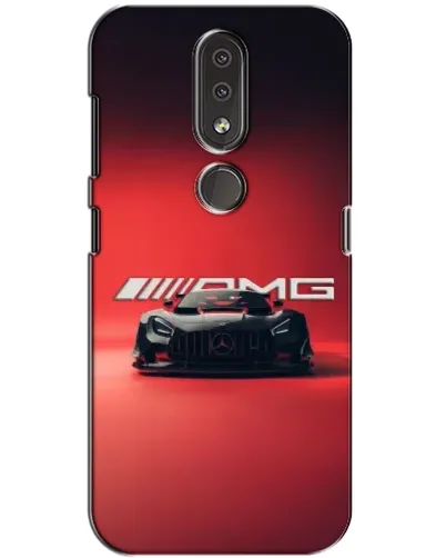 Чохол для Nokia 4.2 з картинкою «Mercedes AMG — червона лінія»
