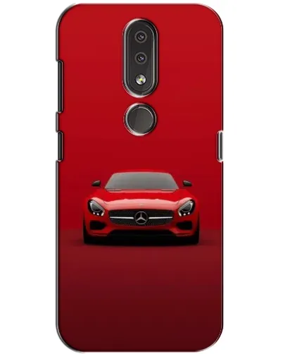 Чохол для Nokia 4.2 з картинкою «Червоний Mercedes AMG»