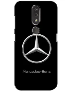 Чохол для Nokia 4.2 з картинкою «Mercedes Silver Logo»