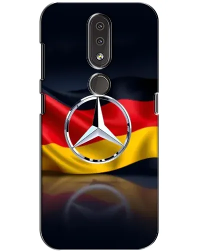 Чохол для Nokia 4.2 з картинкою «Mercedes — прапор Німеччини»