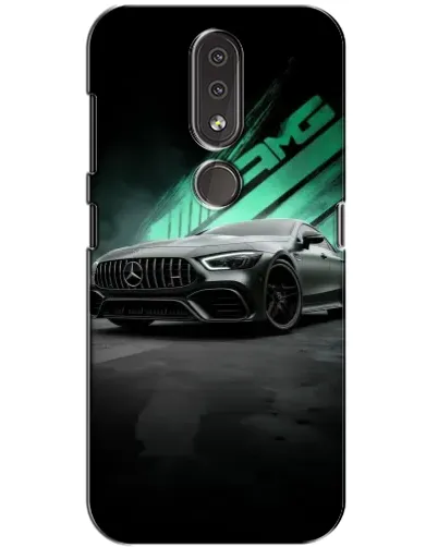 Чохол для Nokia 4.2 з картинкою «Темний Mercedes AMG»