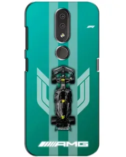 Чохол для Nokia 4.2 з картинкою «Mercedes AMG Petronas»