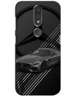 Чохол для Nokia 4.2 з картинкою «Mercedes AMG — графіка»