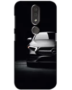 Чохол для Nokia 4.2 з картинкою «Світло фар Mercedes»