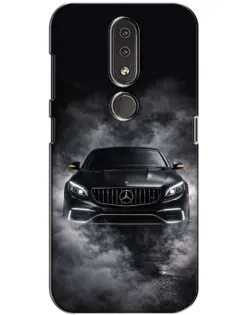 Чохол для Nokia 4.2 з картинкою «Mercedes у диму»
