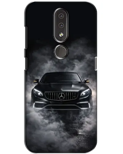 Чохол для Nokia 4.2 з картинкою «Mercedes у диму»