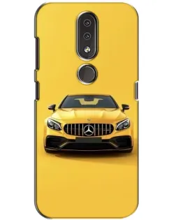 Чохол для Nokia 4.2 з картинкою «Жовтий Mercedes GT»
