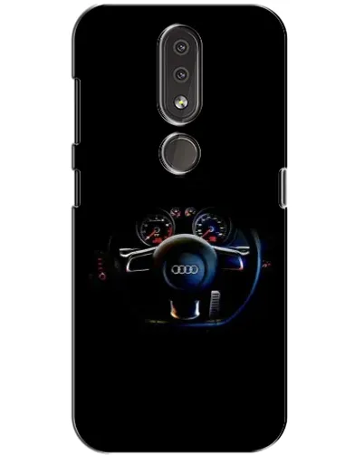 Чохол для Nokia 4.2 з картинкою «Салон Audi — кермо»