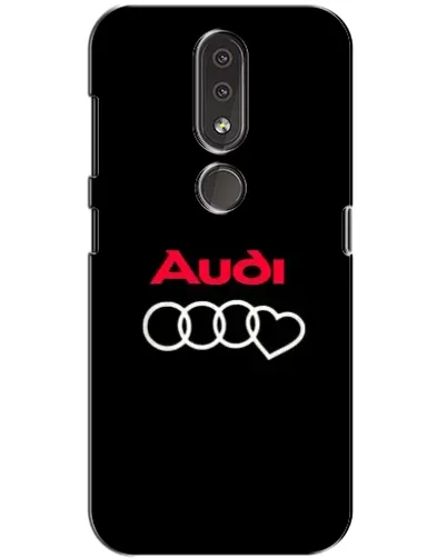 Чохол для Nokia 4.2 з картинкою «Логотип Audi Heart»