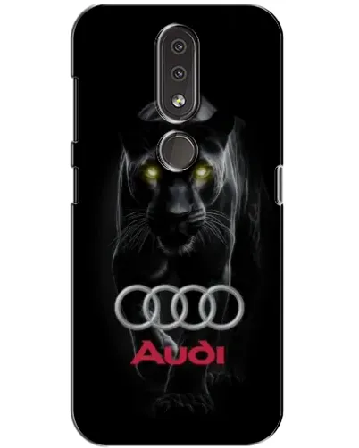 Чохол для Nokia 4.2 з картинкою «Пантера та Audi»