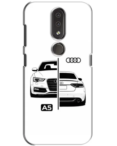 Чохол для Nokia 4.2 з картинкою «Audi — контрастний дизайн»