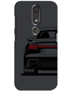 Чохол для Nokia 4.2 з картинкою «Задня частина Audi — арт»