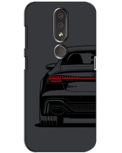 Чохол для Nokia 4.2 з картинкою «Задня частина Audi — арт»