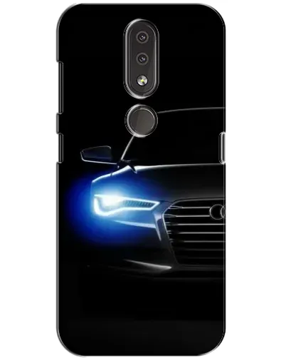 Чохол для Nokia 4.2 з картинкою «Неоновий погляд Audi»