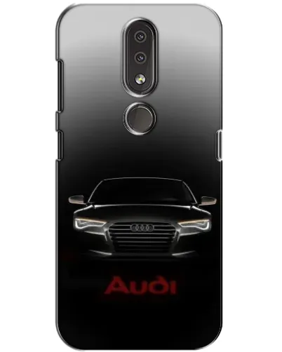 Чохол для Nokia 4.2 з картинкою «Audi — градієнтний контур»