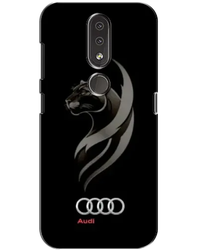 Чохол для Nokia 4.2 з картинкою «Графіка — пантера та Audi»