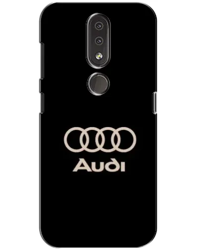 Чохол для Nokia 4.2 з картинкою «Audi — золотий логотип»