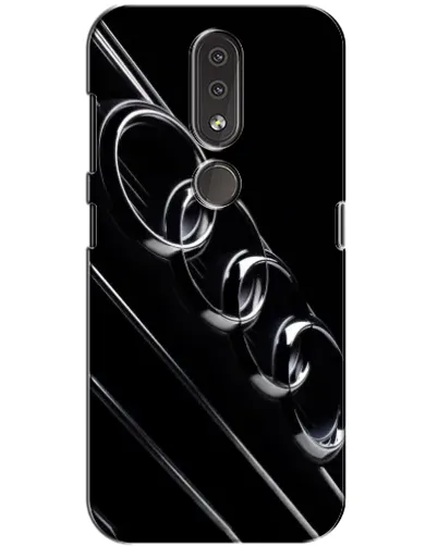 Чохол для Nokia 4.2 з картинкою «Audi — абстрактні кільця»