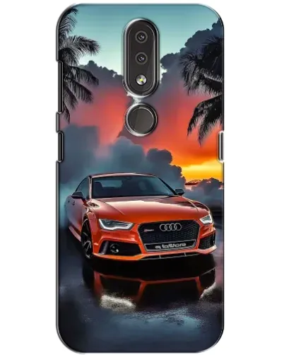 Чохол для Nokia 4.2 з картинкою «Audi — захід сонця»