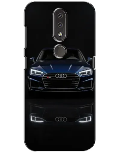 Чохол для Nokia 4.2 з картинкою «Audi — нічне відображення»