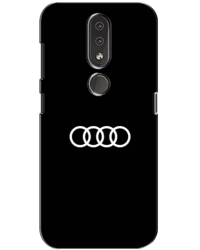 Чохол для Nokia 4.2 з картинкою «Audi White Logo»