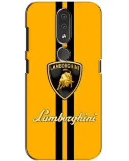 Чохол для Nokia 4.2 з картинкою «Lamborghini Stripe жовтий» Чохол для Nokia 4.2 з картинкою «Lamborghini Stripe жовтий»