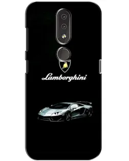 Чохол для Nokia 4.2 з картинкою «Логотип Lamborghini класика»