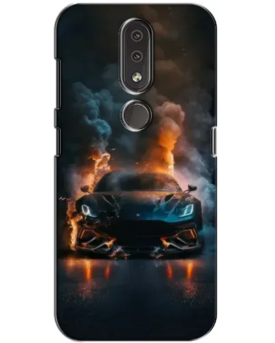 Чохол для Nokia 4.2 з картинкою «Lamborghini димна естетика»