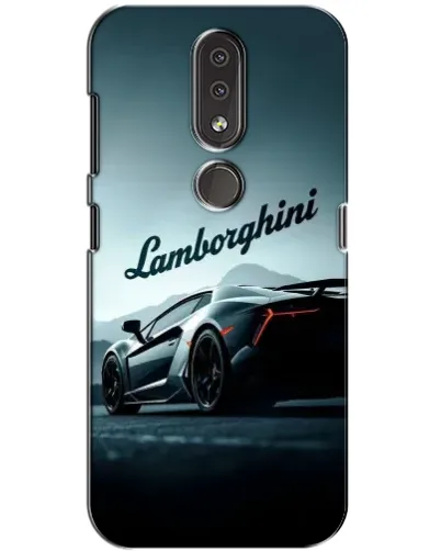 Чохол для Nokia 4.2 з картинкою «Класичний Lamborghini надпис»