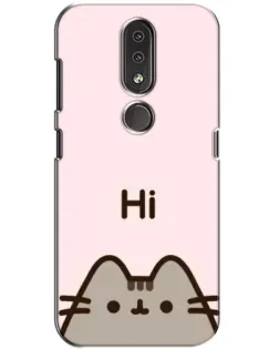 Чохол для Nokia 4.2 з картинкою «Пушин каже Hi»
